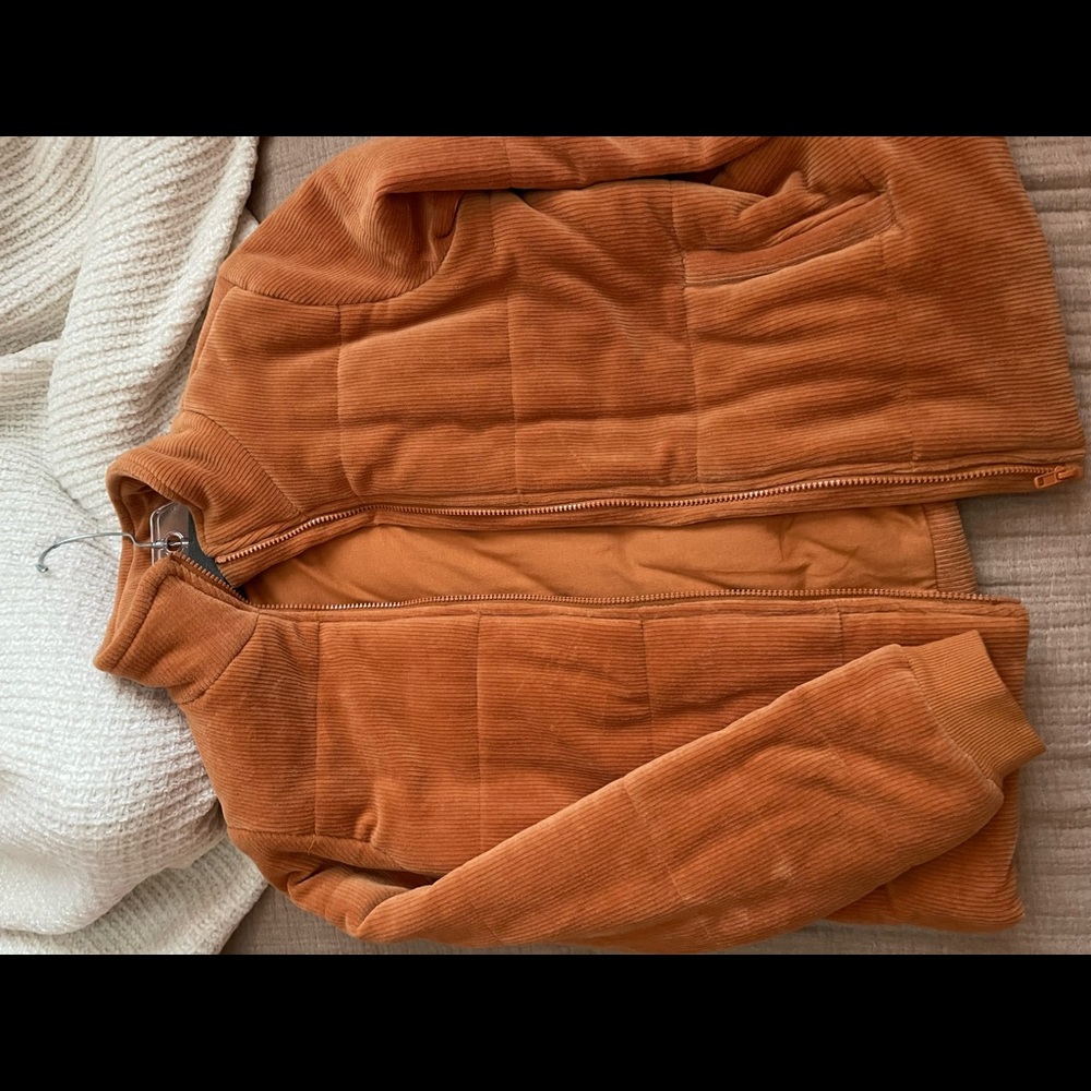 Burnt orange coat